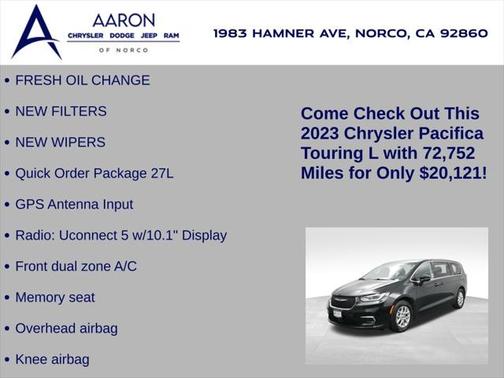 2023 Chrysler Pacifica Touring L