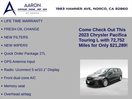 2023 Chrysler Pacifica Touring L