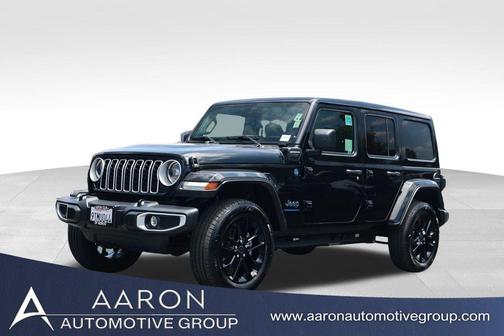 Black Clearcoat 2025 Jeep Wrangler 4xe Sahara