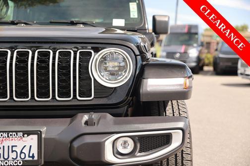 Black Clearcoat 2025 Jeep Wrangler 4xe Sahara