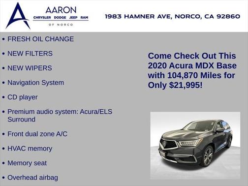 2020 Acura MDX 3.5L w/Technology Package