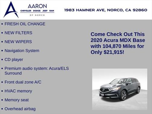2020 Acura MDX 3.5L w/Technology Package