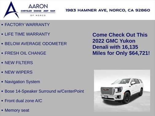 2022 GMC Yukon Denali
