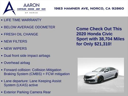 2020 Honda Civic Sport