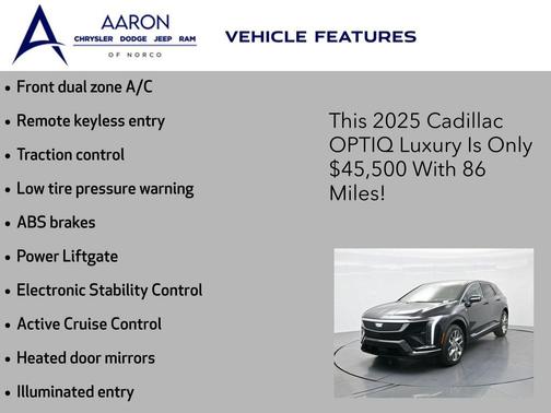 2025 Cadillac OPTIQ Luxury 1 AWD
