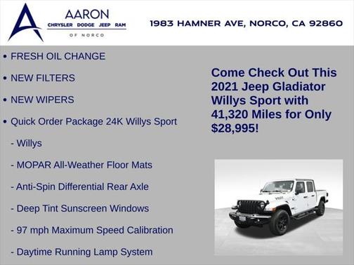 2021 Jeep Gladiator Sport