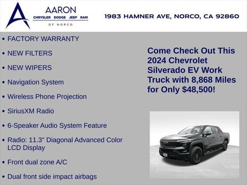 2024 Chevrolet Silverado EV Work Truck