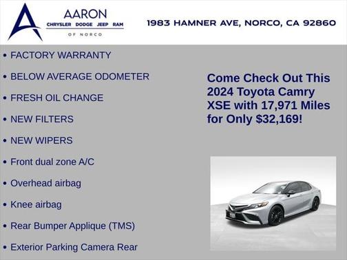 2024 Toyota Camry XSE