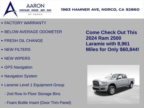 2024 RAM 2500 Laramie Crew Cab 4x4 6'4' Box