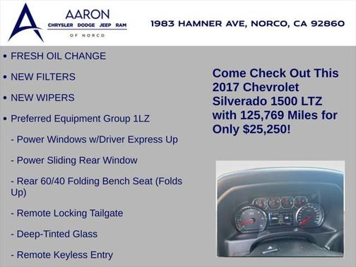 2017 Chevrolet Silverado 1500 LTZ