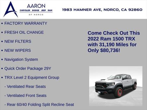 2022 RAM 1500 TRX