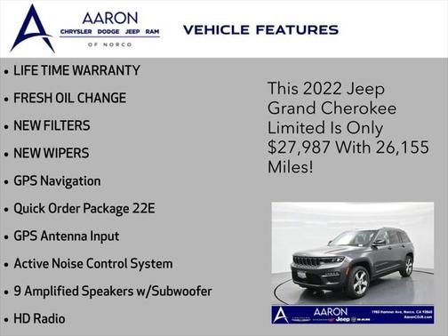 2022 Jeep Grand Cherokee Limited X