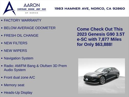 2023 Genesis G90 3.5T e-SC AWD