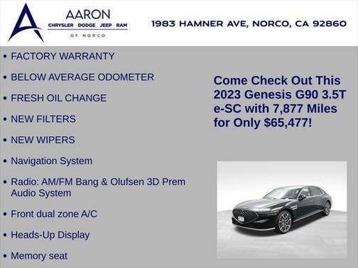 2023 Genesis G90 3.5T e-SC AWD