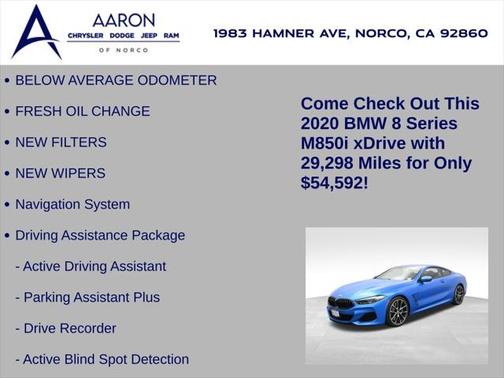 2020 BMW M850 xDrive