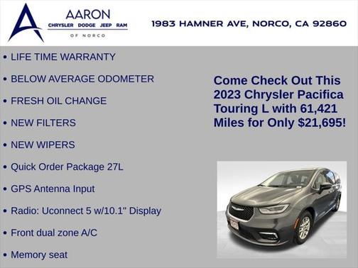 2023 Chrysler Pacifica Touring L