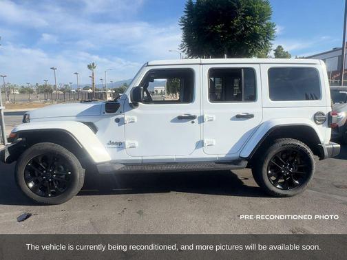 Bright White Clearcoat 2025 Jeep Wrangler 4xe Sahara