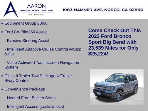 2023 Ford Bronco Sport Big Bend