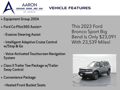 2023 Ford Bronco Sport Big Bend