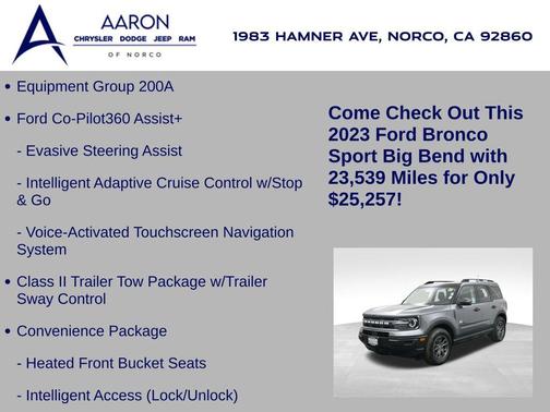 2023 Ford Bronco Sport Big Bend