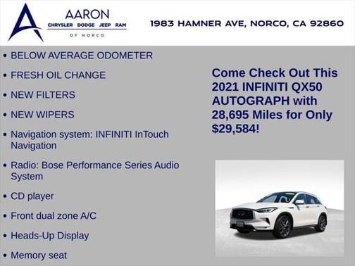 2021 INFINITI QX50 AUTOGRAPH