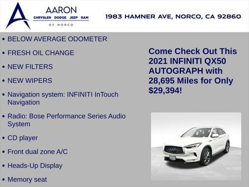2021 INFINITI QX50 AUTOGRAPH