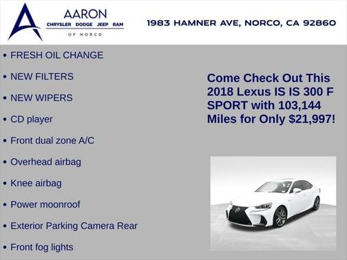 2018 Lexus IS 300 Base