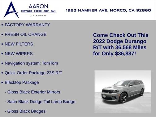 2022 Dodge Durango R/T RWD