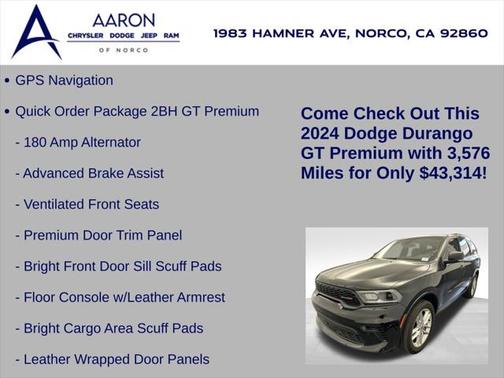 2024 Dodge Durango GT Premium AWD