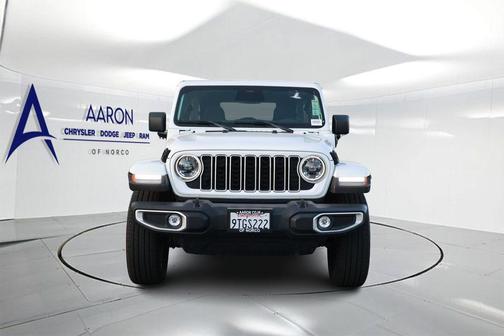 Bright White Clearcoat 2025 Jeep Wrangler 4xe Sahara