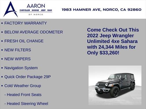 2022 Jeep Wrangler Unlimited 4xe Sahara