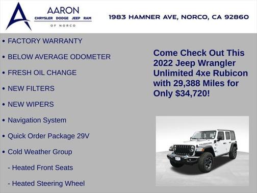 2022 Jeep Wrangler Unlimited 4xe Rubicon