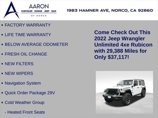 2022 Jeep Wrangler Unlimited 4xe Rubicon