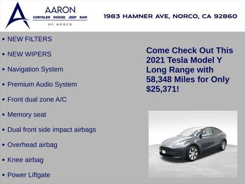 2021 Tesla Model Y Long Range Dual Motor All-Wheel Drive