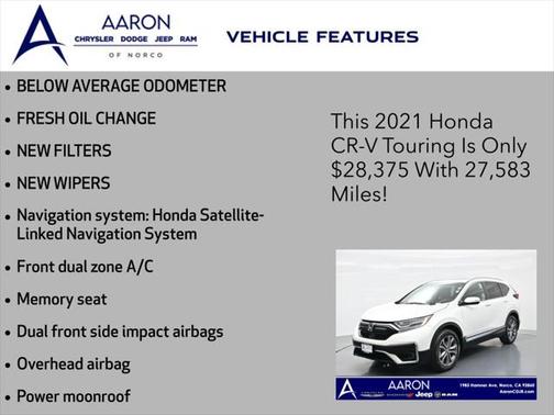2021 Honda CR-V AWD Touring
