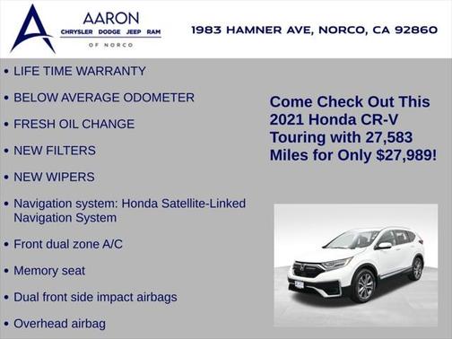 2021 Honda CR-V AWD Touring