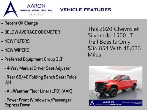 2020 Chevrolet Silverado 1500 LT Trail Boss