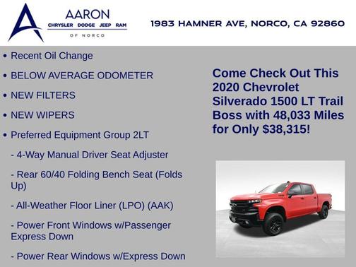 2020 Chevrolet Silverado 1500 LT Trail Boss