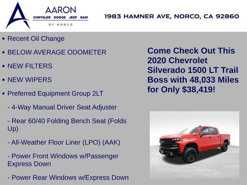 2020 Chevrolet Silverado 1500 LT Trail Boss