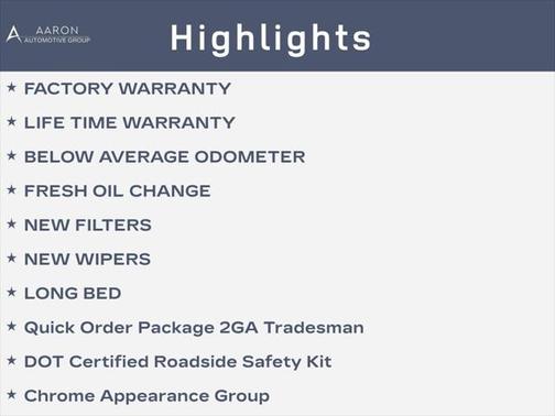 2022 RAM 2500 Tradesman Crew Cab 4x2 8' Box
