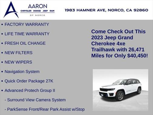 2023 Jeep Grand Cherokee 4xe Trailhawk