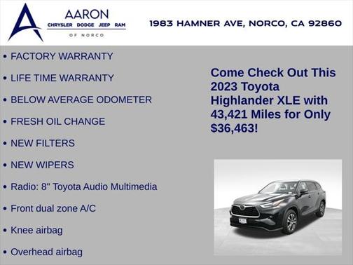 2023 Toyota Highlander XLE