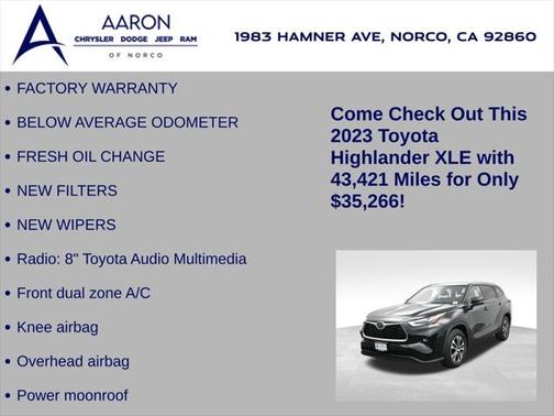 2023 Toyota Highlander XLE