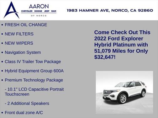2022 Ford Explorer Platinum