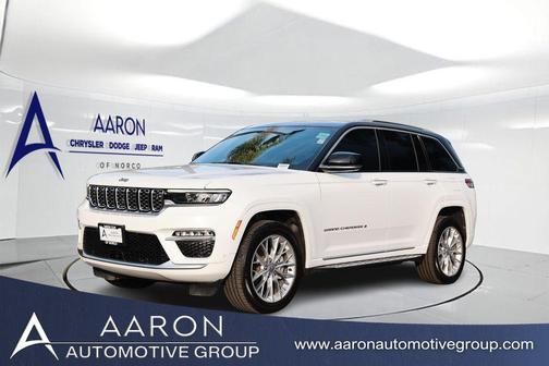 Bright White Clearcoat 2023 Jeep Grand Cherokee Summit