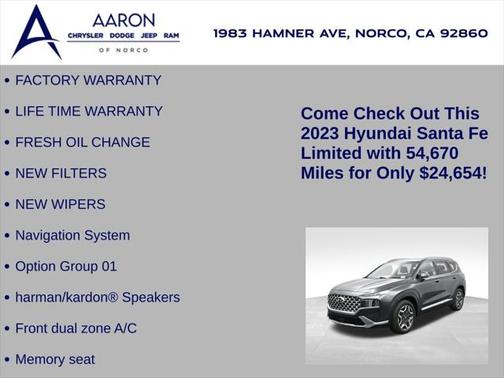 2023 Hyundai SANTA FE Limited