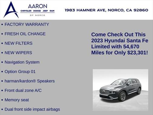 2023 Hyundai SANTA FE Limited