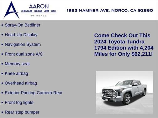 2024 Toyota Tundra 1794 Edition
