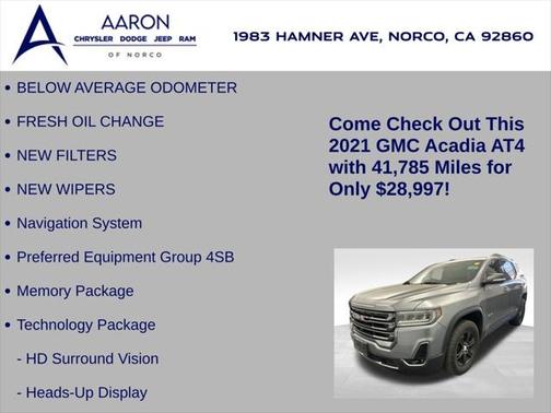 2021 GMC Acadia AWD AT4