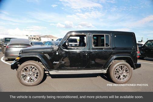 Black Clearcoat 2023 Jeep Wrangler 4xe Sahara High Altitude